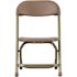 Carnegy Avenue Brown Kids Plastic Folding Chairs (Set of 2)
