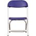 Carnegy Avenue Blue Kids Plastic Folding Chairs (Set of 2)