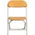 Carnegy Avenue Yellow Kids Plastic Folding Chairs (Set of 2)