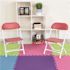 Carnegy Avenue Burgundy Kids Plastic Folding Chairs (Set of 2)