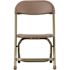 Carnegy Avenue Brown Kids Plastic Folding Chairs (Set of 10)