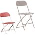 Carnegy Avenue Burgundy Kids Plastic Folding Chairs (Set of 10)