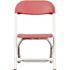 Carnegy Avenue Burgundy Kids Plastic Folding Chairs (Set of 10)