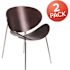 Carnegy Avenue Mahogany Wood Side Chairs (Set of 2)