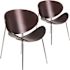Carnegy Avenue Mahogany Wood Side Chairs (Set of 2)