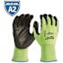 Milwaukee XX-Large High Visibility Level 2 Cut Resistant Polyurethane Dipped Work Gloves