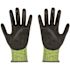 Milwaukee Medium High Visibility Level 4 Cut Resistant Polyurethane Dipped Work Gloves