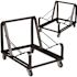 Carnegy Avenue 440 lbs. Capacity Stack Chair Dolly with Wheels - Black (Set of 2)