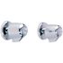 Gerber Gerber Classics 2-Handle Straight Pattern Trim and Compression Valve Trim Kit with Metal Handles in Chrome