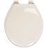 Premier Round Closed Front Toilet Seat with Cover Plastic in White