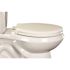 Premier Deluxe Quiet Round Closed Plastic Toilet Seat with Lid in White