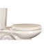 Premier Deluxe Quiet Close Elongated Plastic Toilet Seat with Lid in White