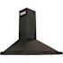 ZLINE Kitchen and Bath 36 in. 400 CFM Ducted Vent Wall Mount Range Hood in Black Stainless Steel