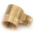 Anderson Metals 3/8 in. Flare x 1/2 in. FIP Brass Elbow (10/Bag)