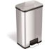 HLS COMMERCIAL 18 Gal. Step Stainless Steel Trach Can with AirStep Technology and Odor Filter