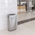 HLS COMMERCIAL 16 Gal. Oval Open Top Stainless Steel Trach Can