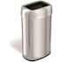 HLS COMMERCIAL 16 Gal. Oval Open Top Stainless Steel Trach Can