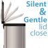 HLS COMMERCIAL 13 Gal. Stainless Steel Step Trash Can with AirStep Technology and Odor Filter