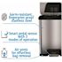 HLS COMMERCIAL 13 Gal. Stainelss Steel Pedal-Sensor Trash Can with Odor Filter