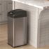 HLS COMMERCIAL 13 Gal. Rectangular Sensor Stainless Steel Trach Can with Odor Filter