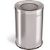 HLS COMMERCIAL 26 Gal. Round Open Top Stainless Steel Trash Can