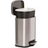 HLS COMMERCIAL 1.32 Gal. Soft Step Stainless Steel Trash Can with Removable Plastic Liner