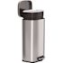 HLS COMMERCIAL 8 Gal. Soft Step Stainless Steel Trash Can with Odor Filter and Removable Plastic Liner