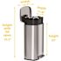 HLS COMMERCIAL 8 Gal. Soft Step Stainless Steel Trash Can with Odor Filter and Removable Plastic Liner