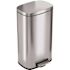 HLS COMMERCIAL 8 Gal. Soft Step Stainless Steel Trash Can with Odor Filter and Removable Plastic Liner