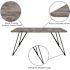 Carnegy Avenue Faux Concrete Dining Table