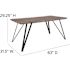 Carnegy Avenue Faux Concrete Dining Table