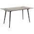 Carnegy Avenue 31.5 in. x 55 in. Espresso/Glass Table