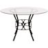 Carnegy Avenue Clear Top/Black Frame Dining Table