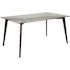 Carnegy Avenue 35.25 in. x 59 in. Espresso/Glass Table