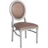 Carnegy Avenue Transparent/Black Frame Resin King Louis Chair