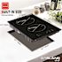 GASLAND 12 in. Induction Cooktop Smooth Top with 2 Elements and Boost Function in Black