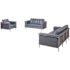 Flash Furniture 3-Piece Gray Colored Living Room Set