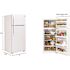 GE ENERGY STAR 17.5 Cu. Ft. Top-Freezer White Refrigerator
