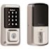 Kwikset HALO Satin Nickel Single-Cylinder Keypad Electronic Smart Lock Deadbolt Featuring SmartKey, Touchscreen and WiFi