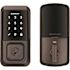 Kwikset HALO Venetian Bronze Single-Cylinder Keypad Electronic Smart Lock Deadbolt featuring SmartKey, Touchscreen and WiFi