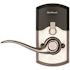 Kwikset SmartCode 917 Satin Nickel Keypad Electronic Single-Cylinder Tustin Door Handle Featuring SmartKey Security