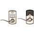 Kwikset SmartCode 917 Satin Nickel Keypad Electronic Single-Cylinder Tustin Door Handle Featuring SmartKey Security