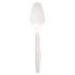 NUTRI-BON DISTRIBUTION CO., INC. Medium Weight White Polypropylene Spoon (1000 per case)