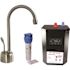Westbrass 9 in. 1-Handle Hot Water Dispenser Faucet with HotMaster Digital Tank and In-line Water Filter, Satin Nickel