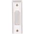 Hampton Bay Wired LED Illuminated Doorbell Push Button, White