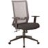 BOSS Office Products Grey Executive Mesh Back Desk Chair Adj Arms