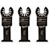 Milwaukee 1-3/8 in. High Carbon Steel Universal Fit Wood Cutting Multi-Tool Oscillating Blade (3-Pack)