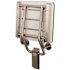 Kingston Brass Adascape 18 in. x 16 in. WallMounted Fold Down Shower Seat in Brushed Stainless Steel ADA Compliant