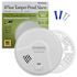 2 in. 1 Smoke and Fire Detector, 10-Year Sealed Battery Operated Dual Sensing Microprocessor Intelligence (Case of 6)