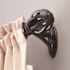 Fast Fit Easy Install Lily Cage 66 in. - 120 in. Adjustable Single Curtain Rod 5/8 in. Dia., Black with Openwork Finials